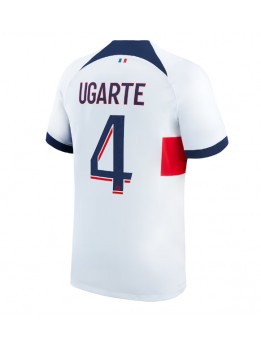 Paris Saint-Germain Manuel Ugarte #4 Replika Borta Kläder 2023-24 Kortärmad